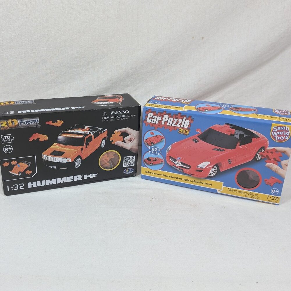 3D Puzzles Hummer H2 & Mercedez Benz